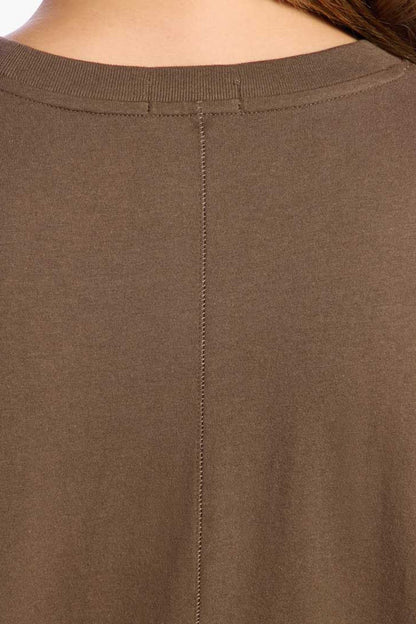 Soft Cotton Oversized Tee | Mocha