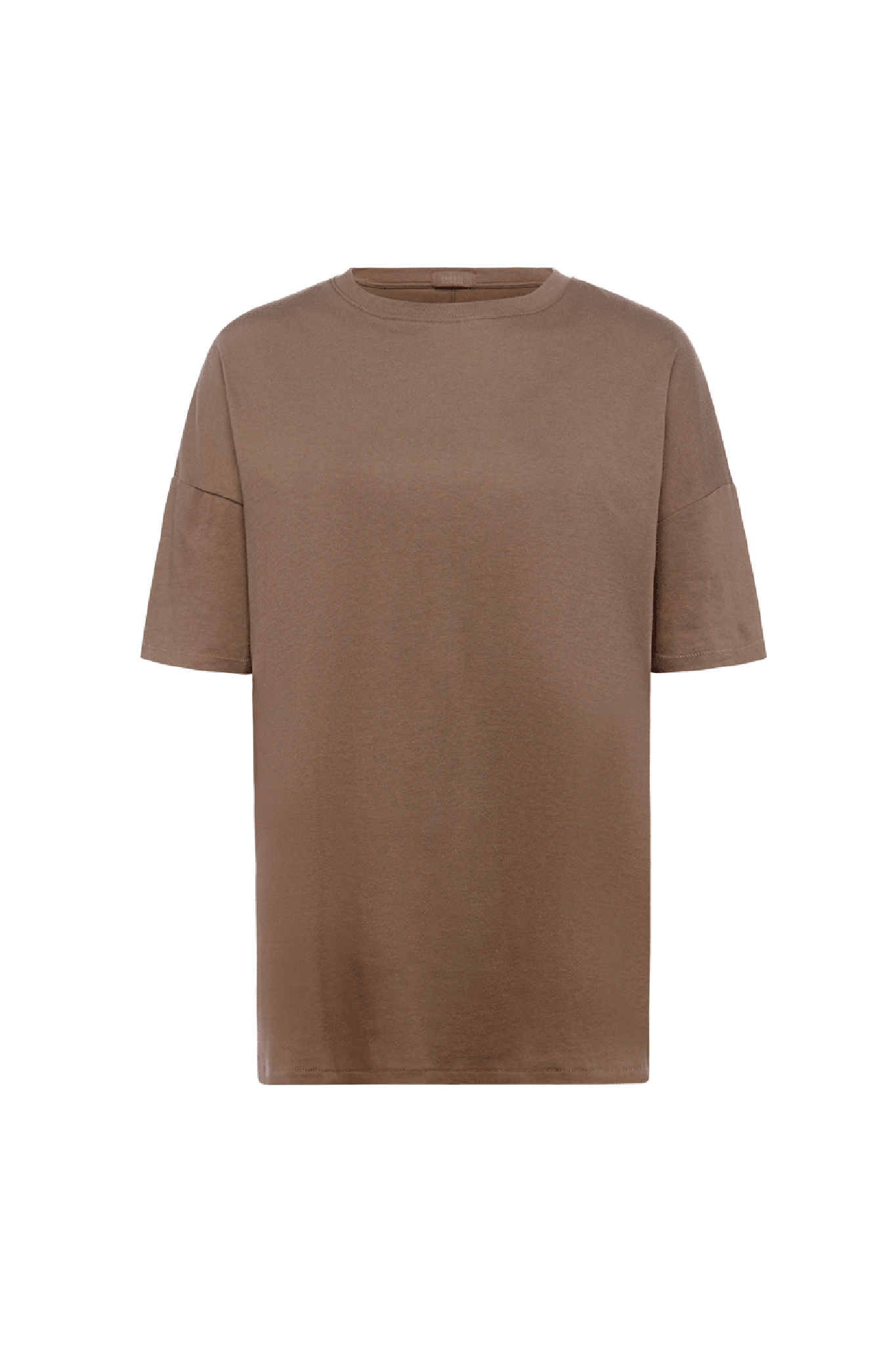 Soft Cotton Oversized Tee | Mocha