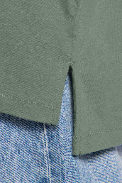 Soft Cotton Oversized Tee | Agave