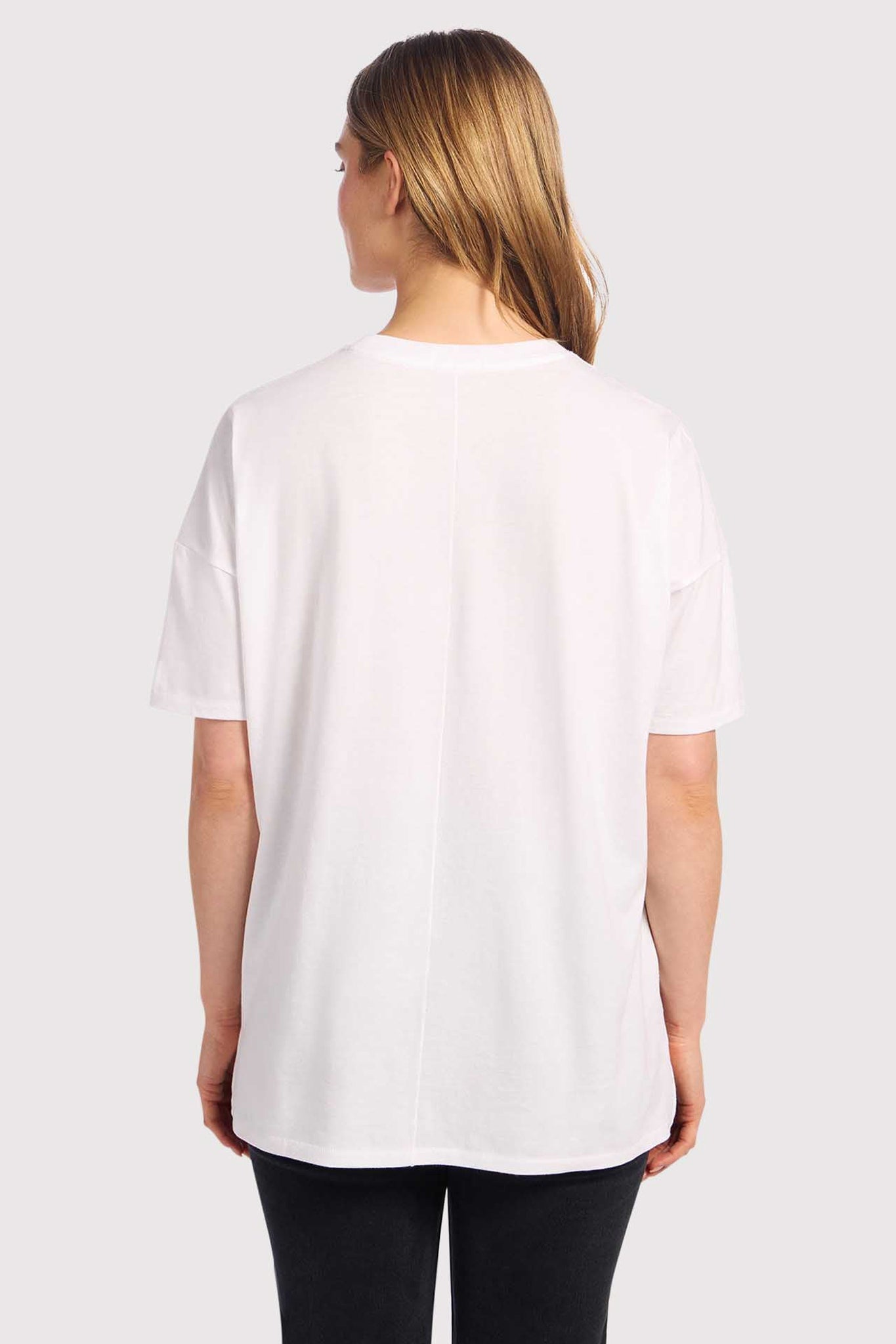 Soft Cotton Oversized Tee | White