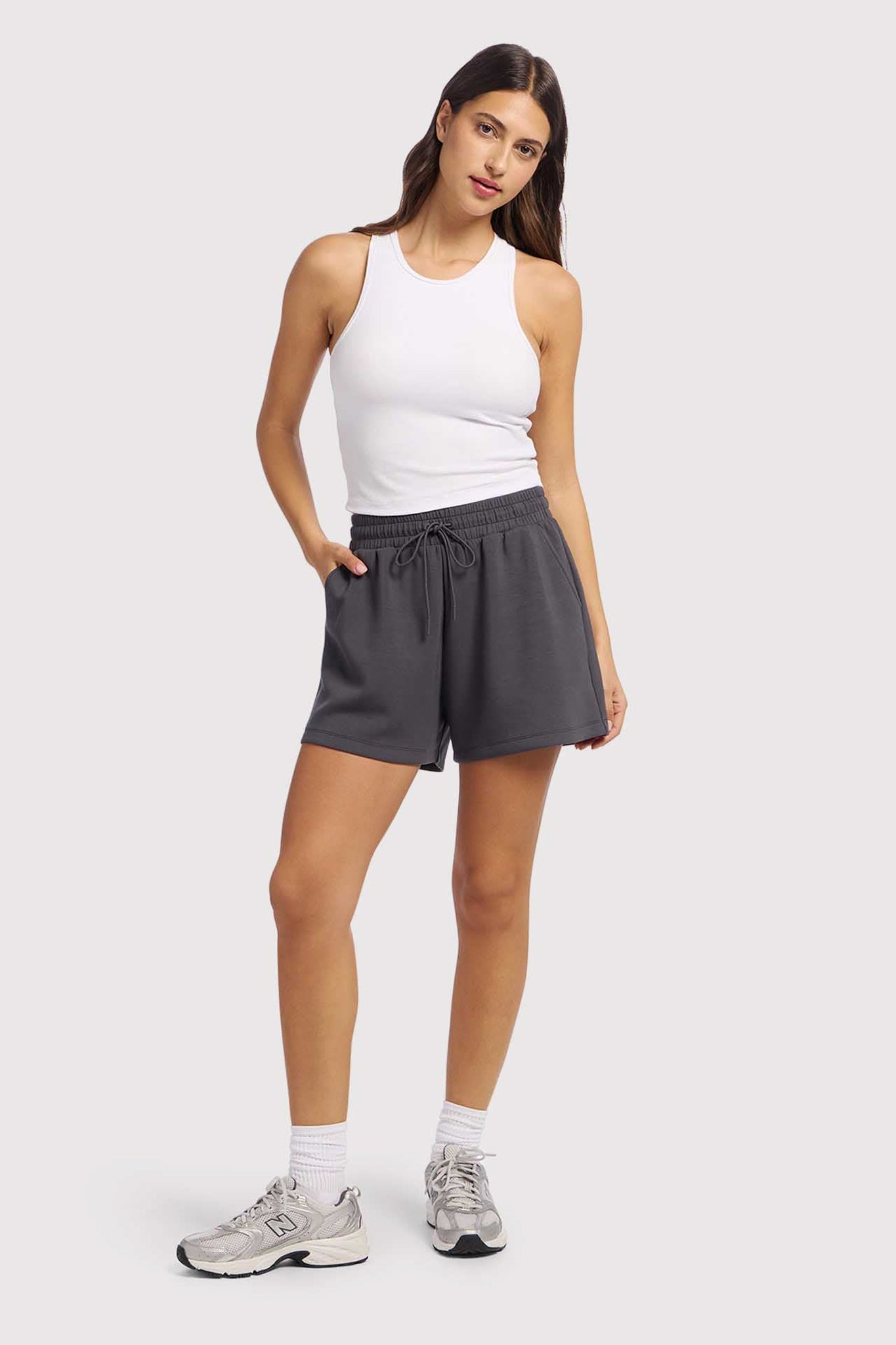 Soft Motion High-Rise Short | Graphite