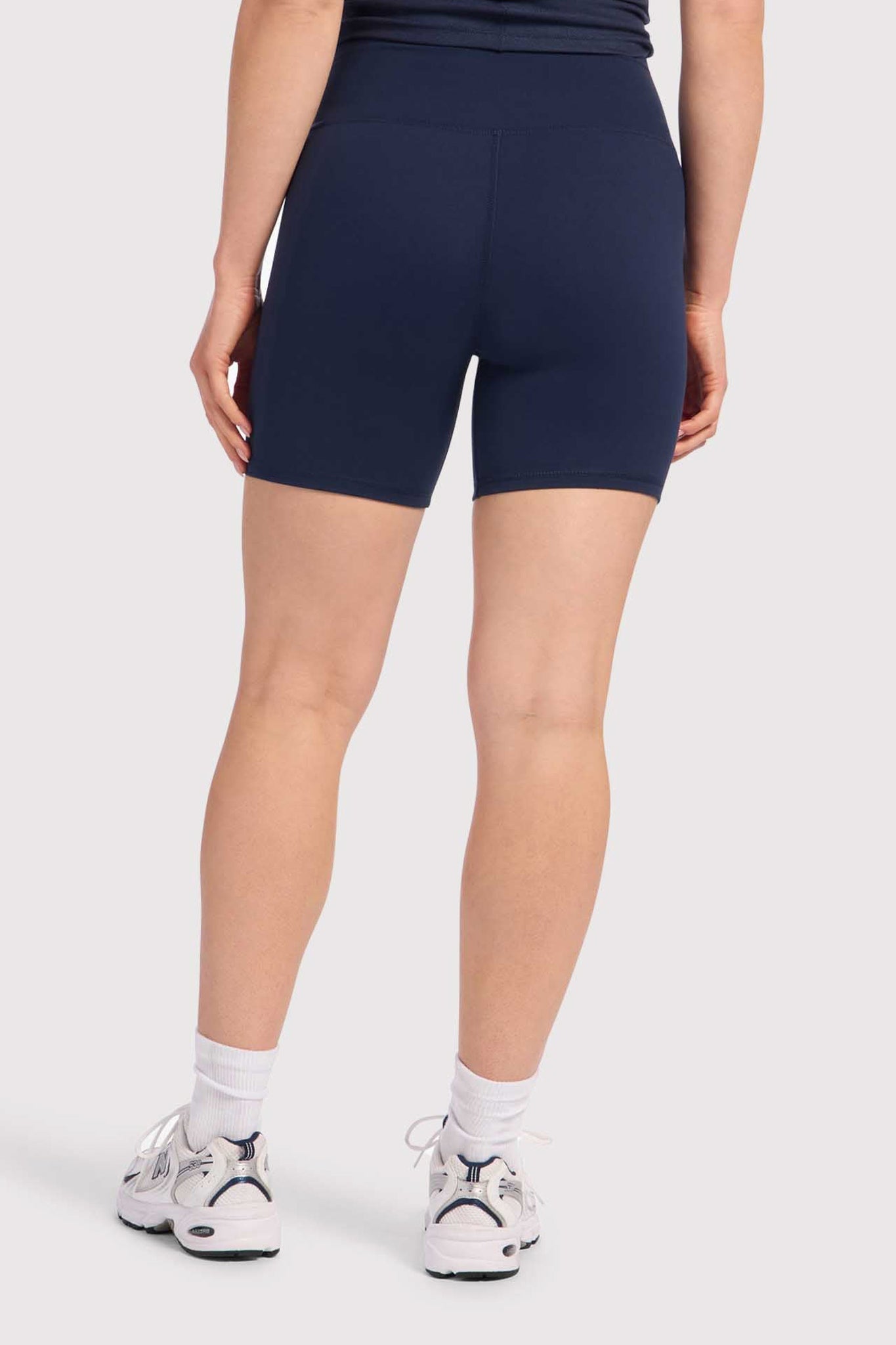 High-Waist Elevate Biker Short | Navy
