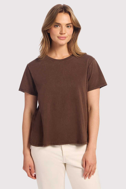 Vintage Cotton Everyday T-Shirt | Washed Coffee