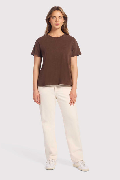Vintage Cotton Everyday T-Shirt | Washed Coffee