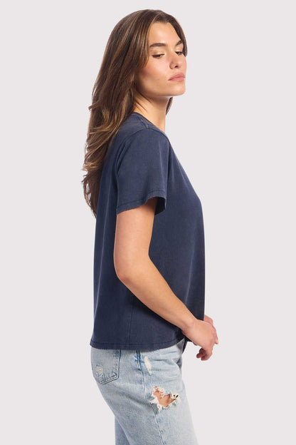 Vintage Cotton Everyday T-Shirt | Washed Navy