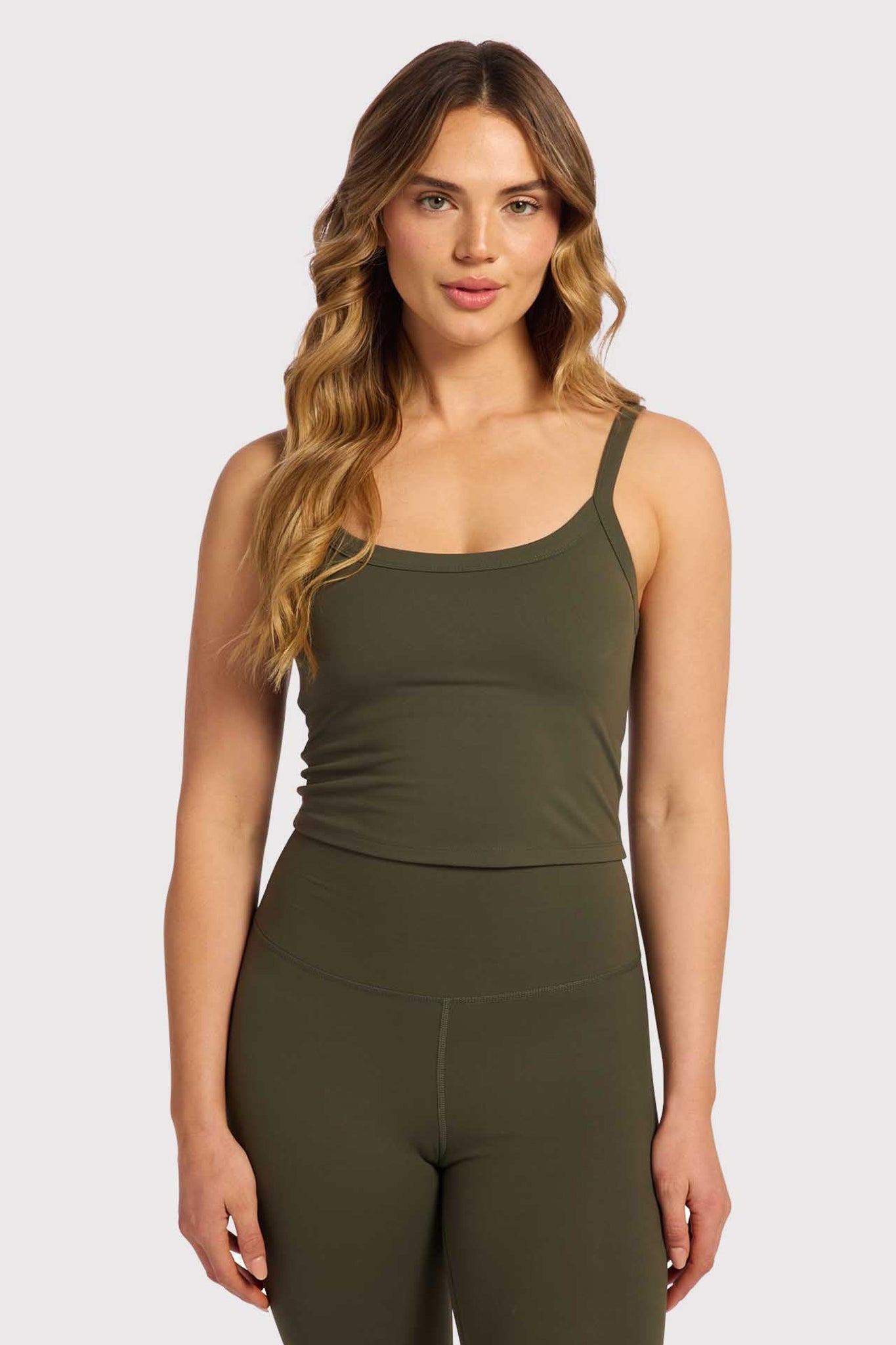 Elevate Scoop Tank | Darkest Olive