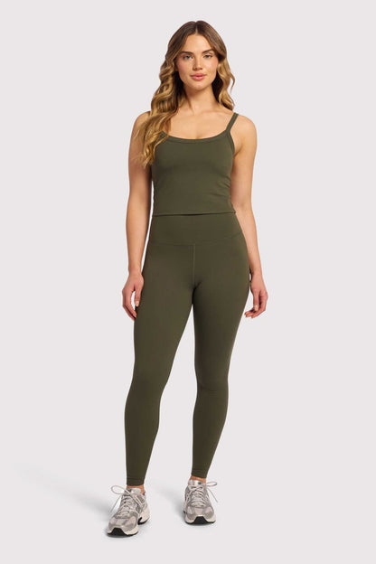 Elevate Scoop Tank | Darkest Olive