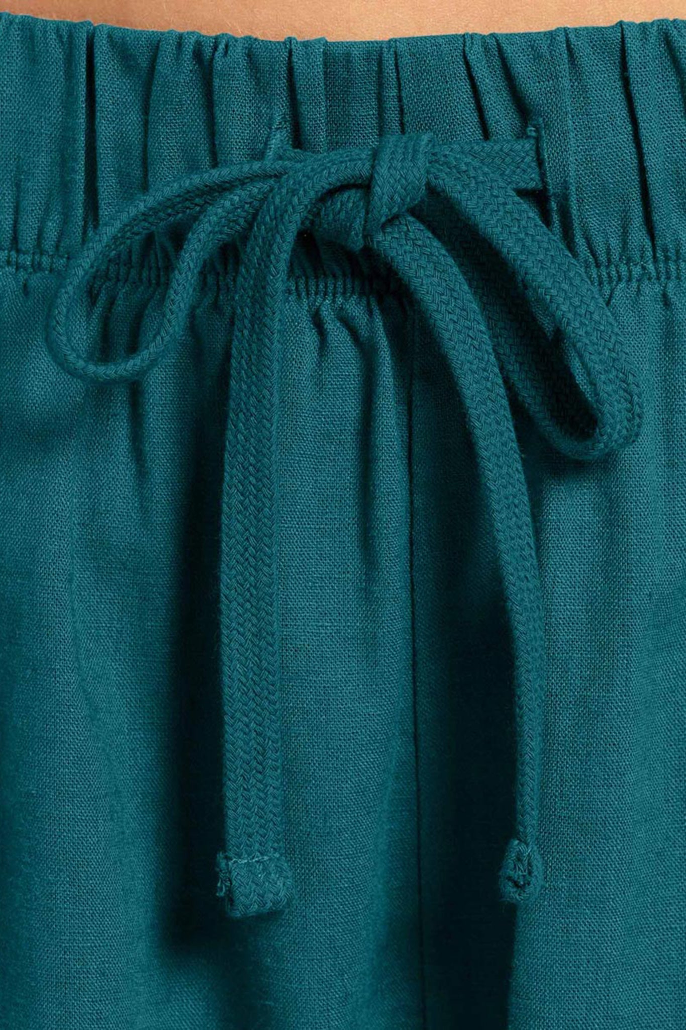 Linen Beach Short | Faded Lagoon