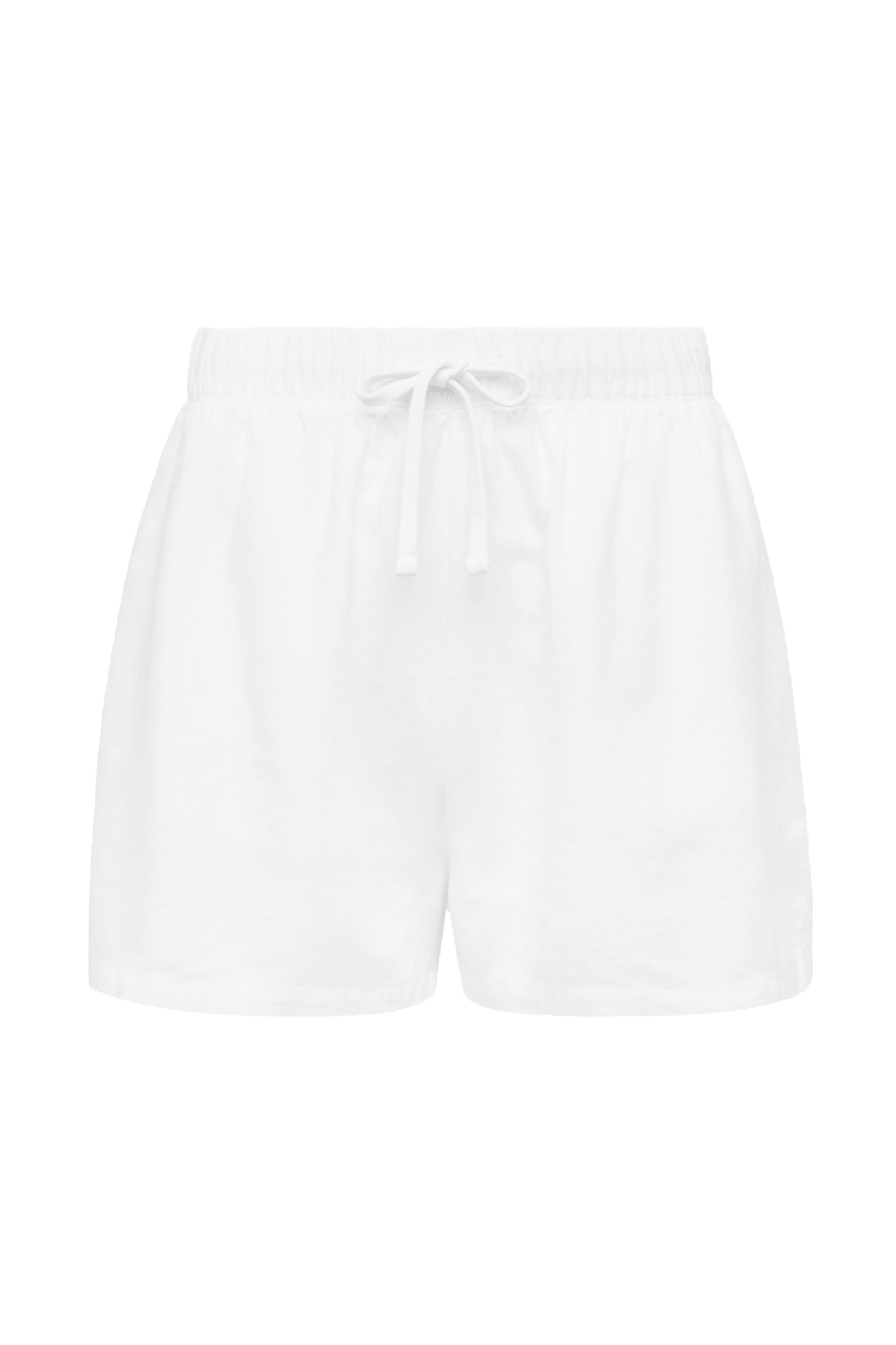 Linen Beach Short | White