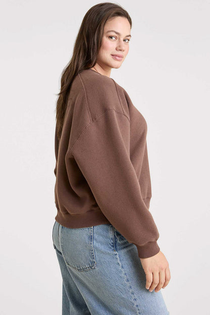 Classic Crewneck Sweatshirt | Coffee