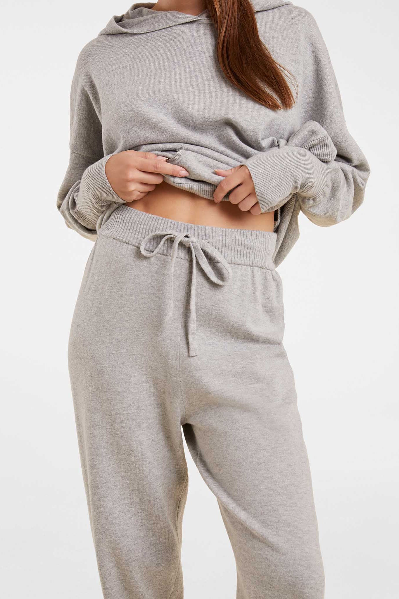 Luxe Knit Jogger | Heather Grey