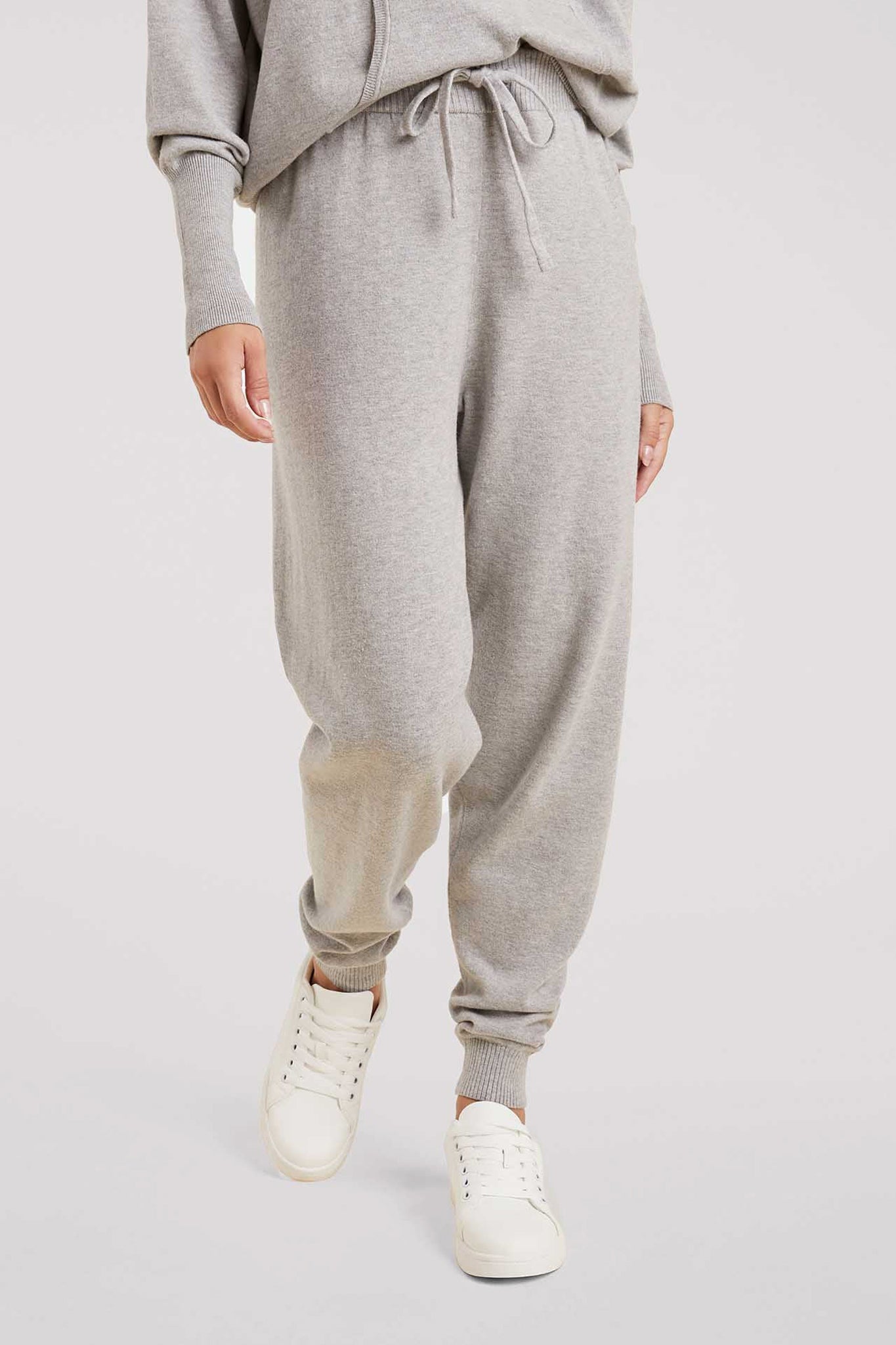 Luxe Knit Jogger | Heather Grey