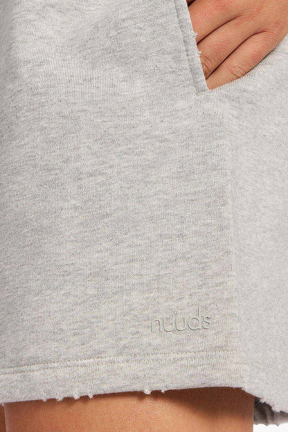 Vintage Fleece Short | Heather Grey
