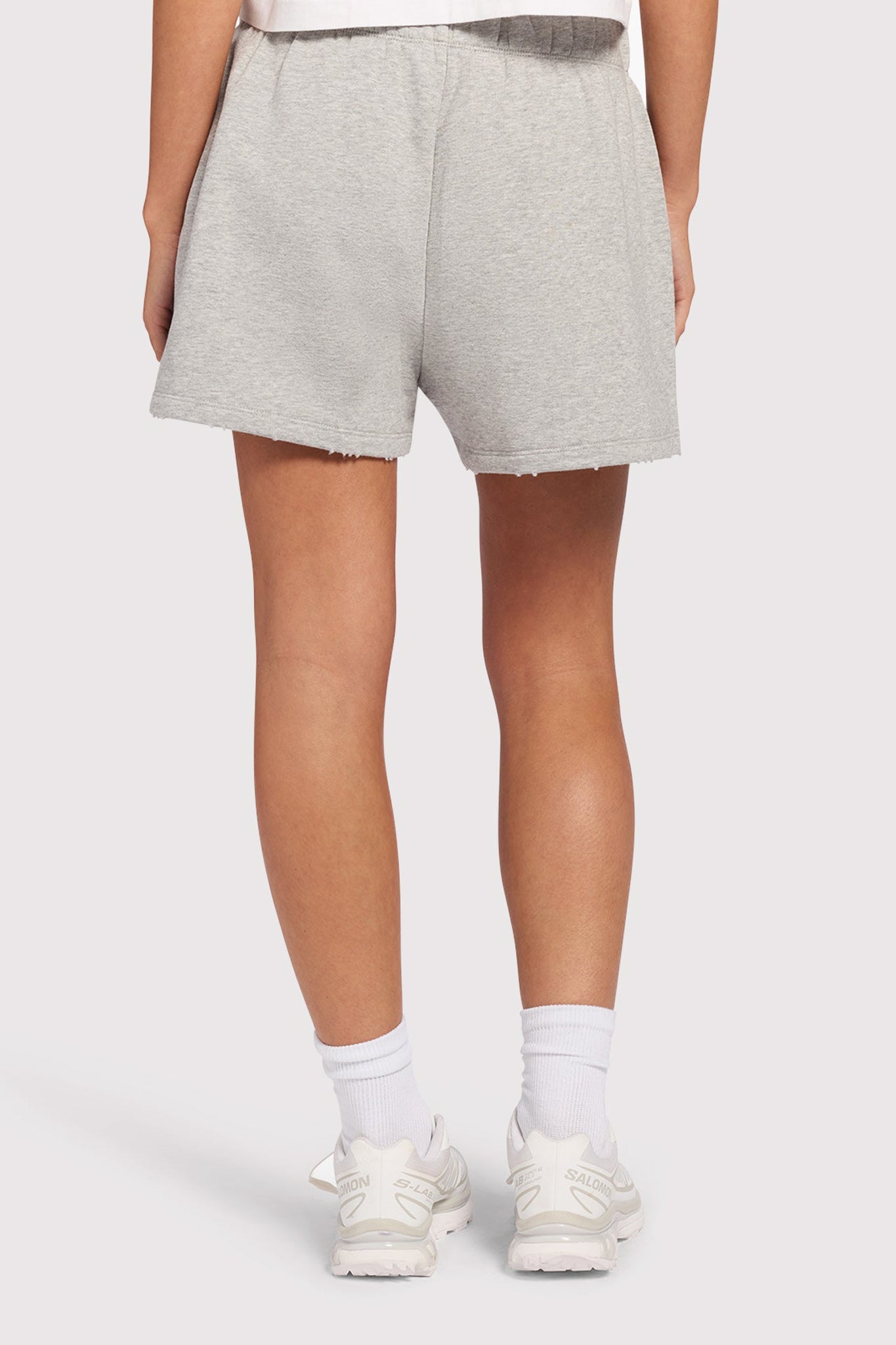 Vintage Fleece Short | Heather Grey