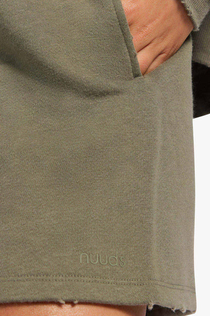 Vintage Fleece Short | Olive