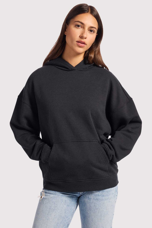 Vintage Fleece Hoodie | Black