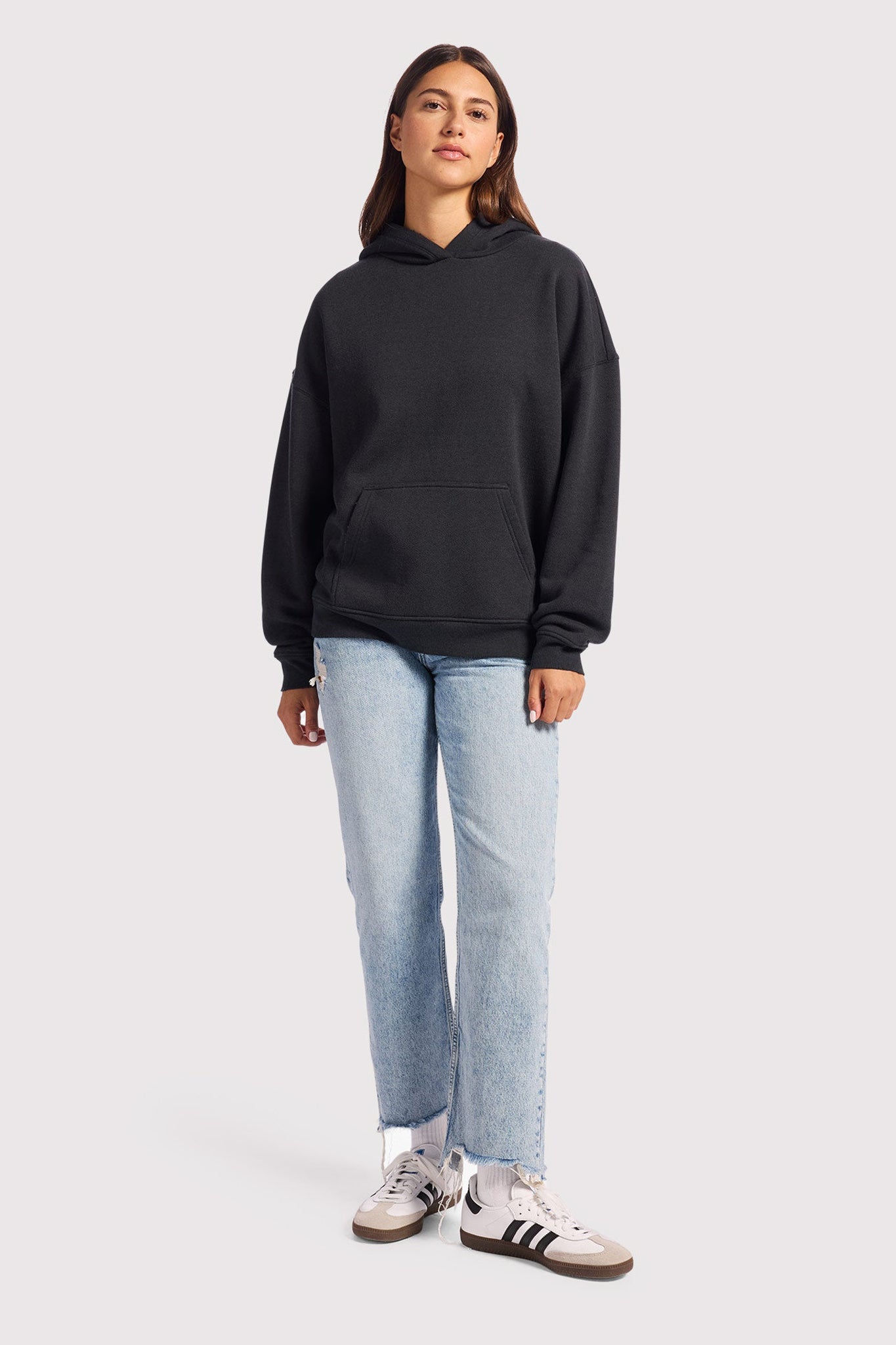 Vintage Fleece Hoodie | Black