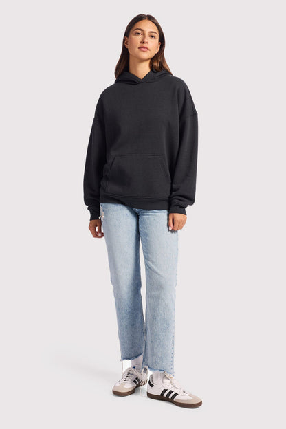 Vintage Fleece Hoodie | Black