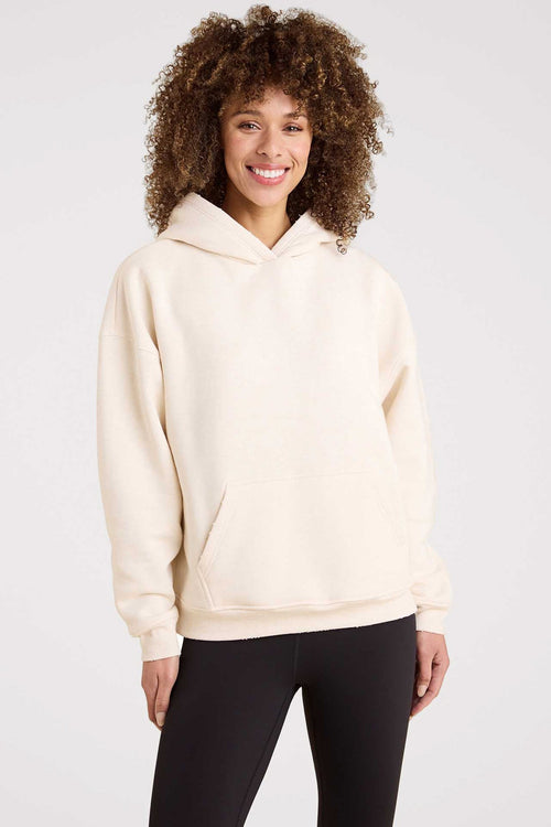 Vintage Fleece Hoodie | Heather Bone