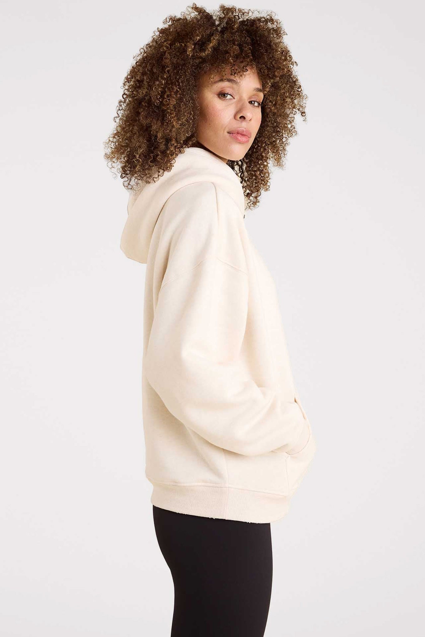 Vintage Fleece Hoodie | Heather Bone