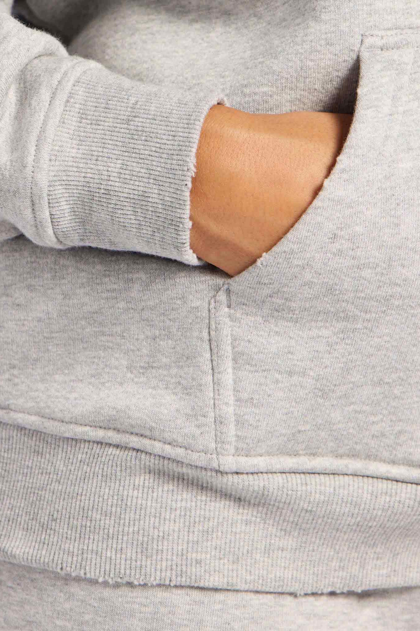 Vintage Fleece Hoodie | Heather Grey