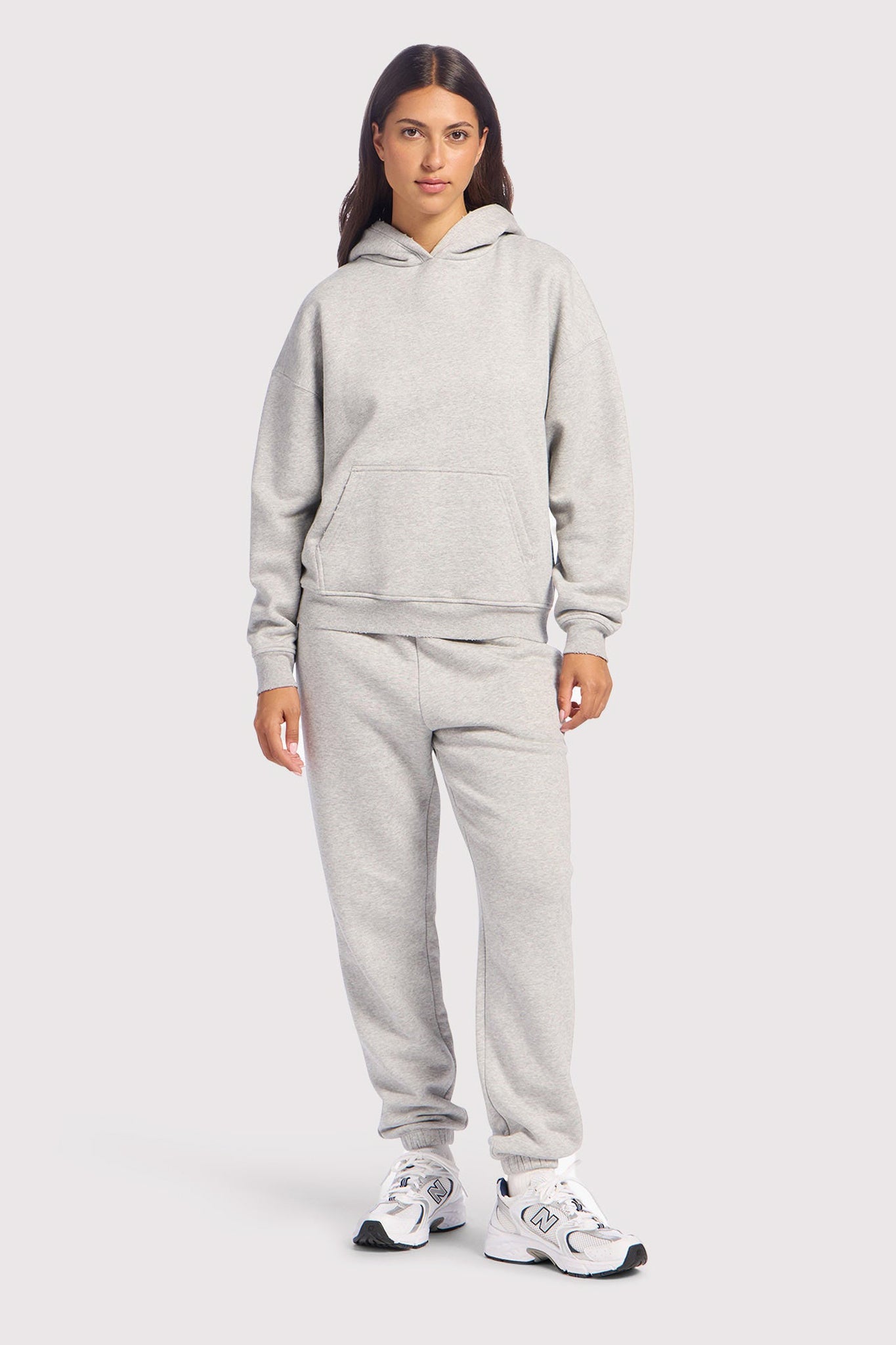 Vintage Fleece Hoodie | Heather Grey