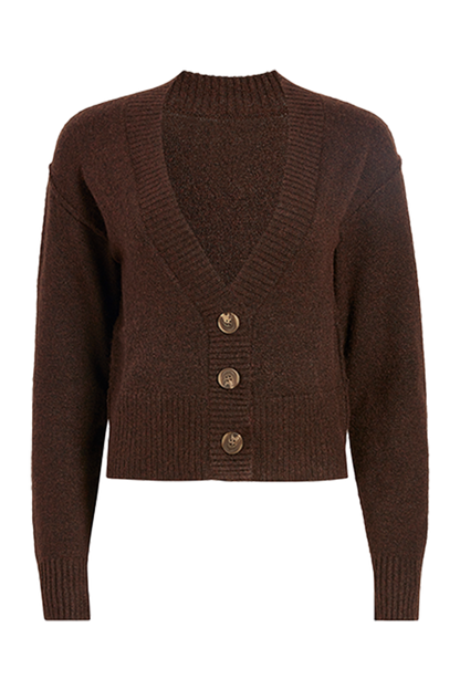 Cozy Knit Cardigan | Coffee