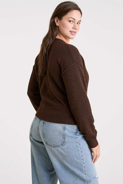 Cozy Knit Cardigan | Coffee
