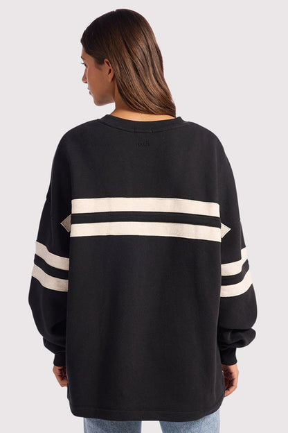 Varsity Crewneck | Black