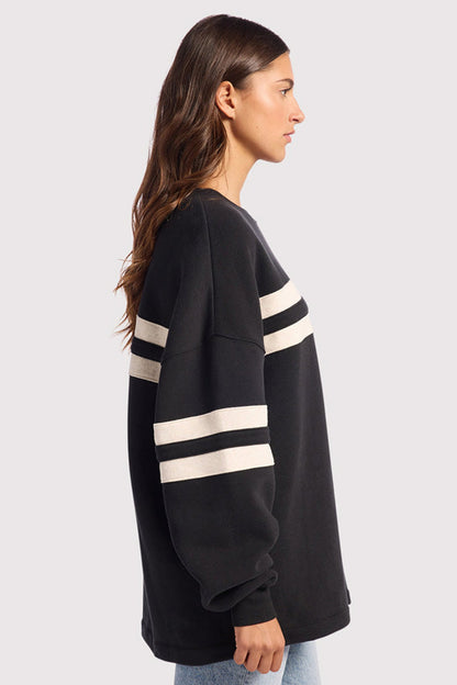 Varsity Crewneck | Black