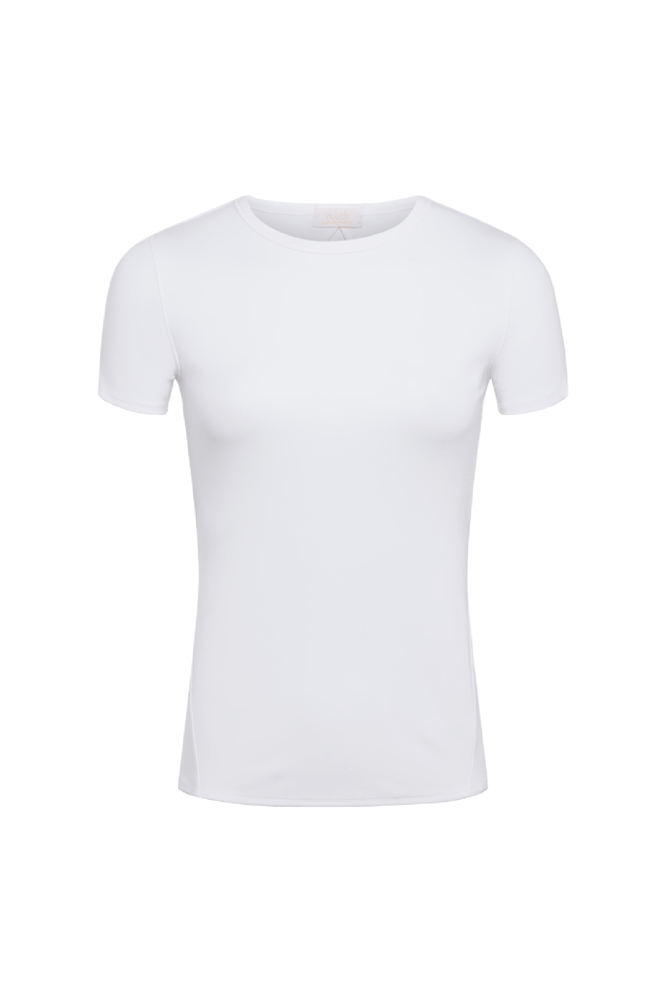 SwiftStretch Seamed Tee | White