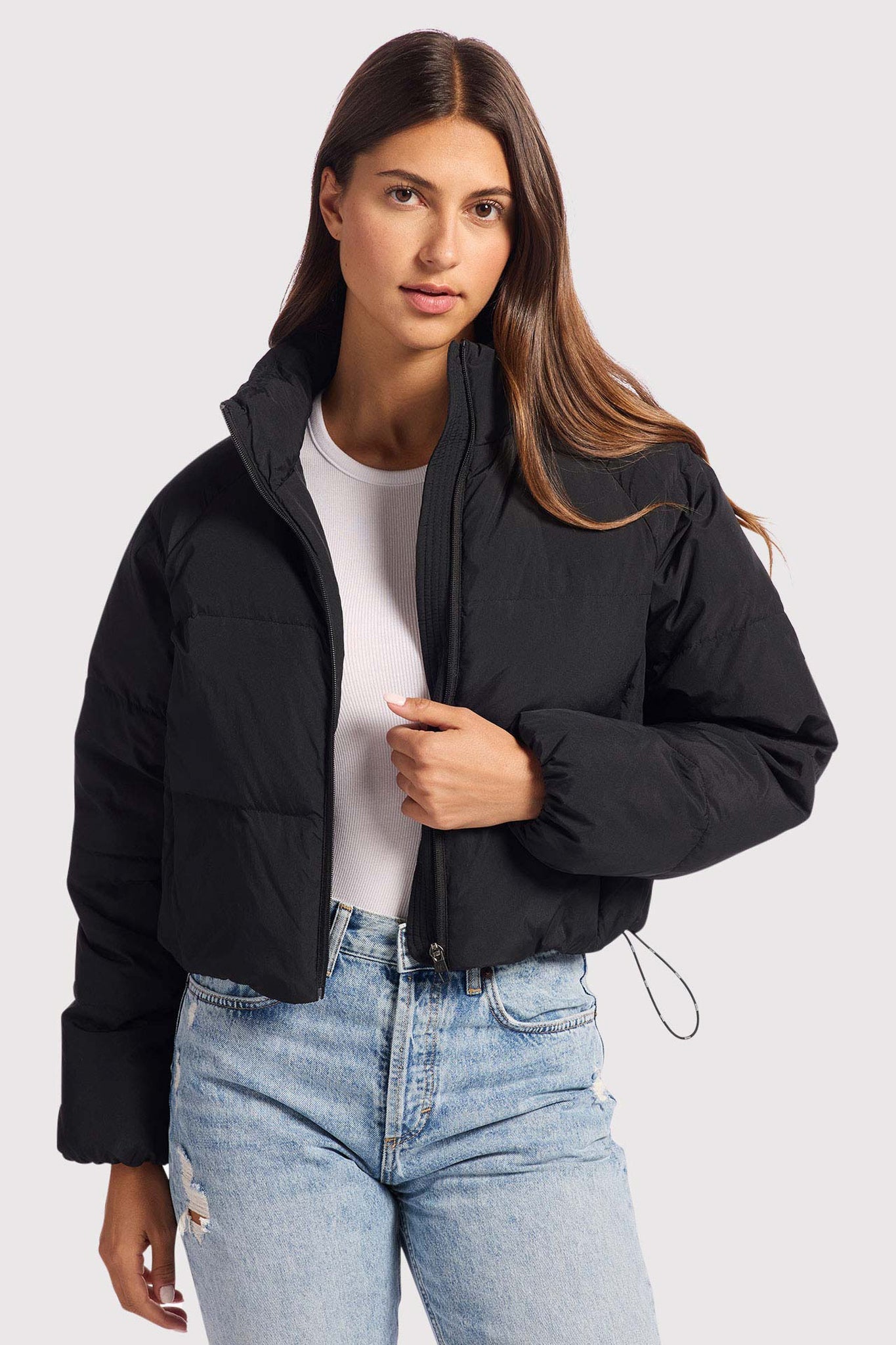 Peak Puffer Jacket | Black