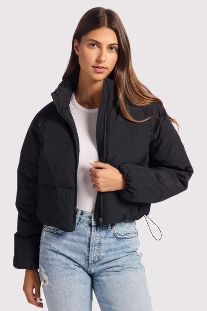Peak Puffer Jacket | Black