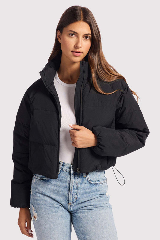 Peak Puffer Jacket | Black