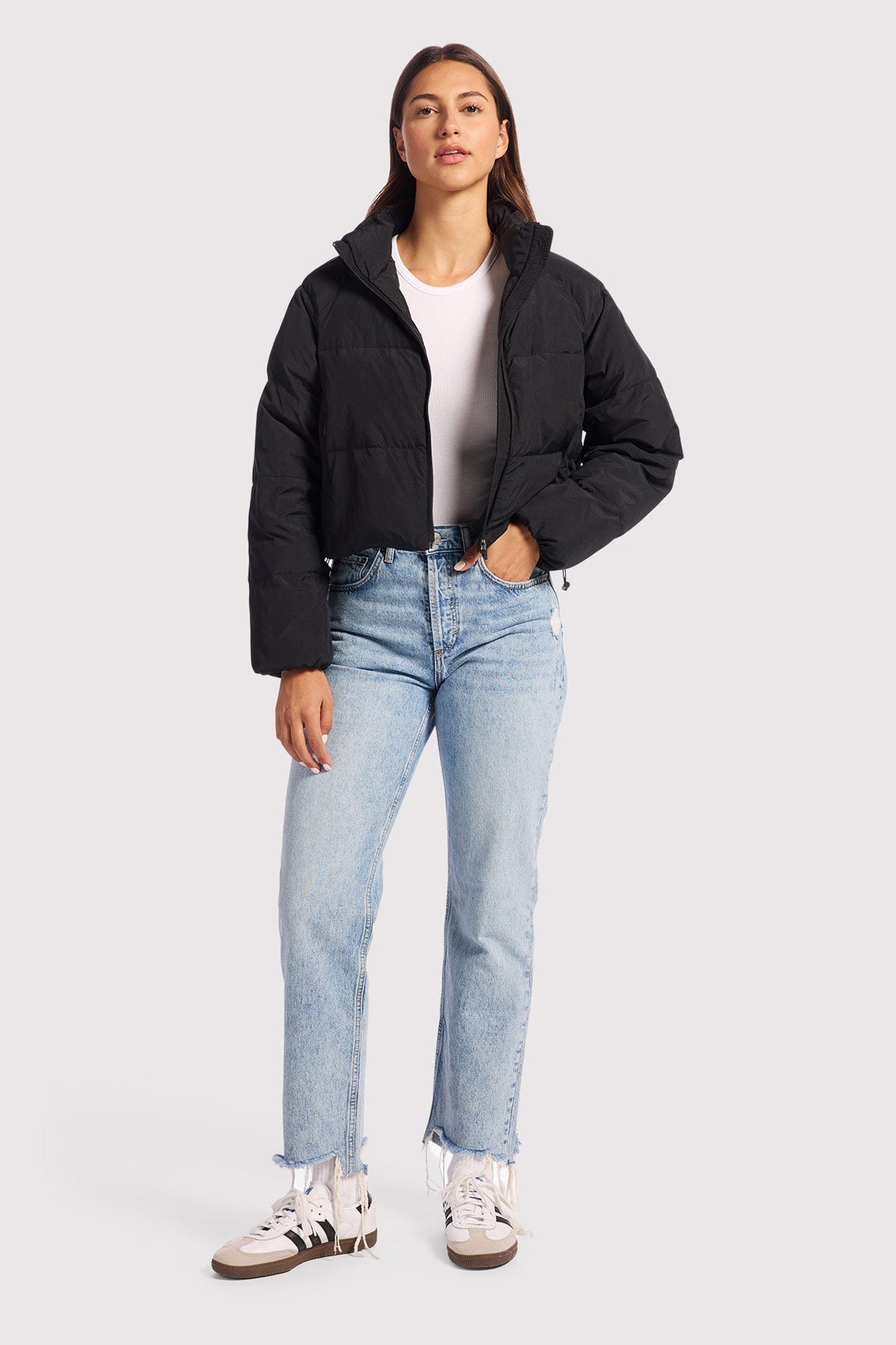 Peak Puffer Jacket | Black