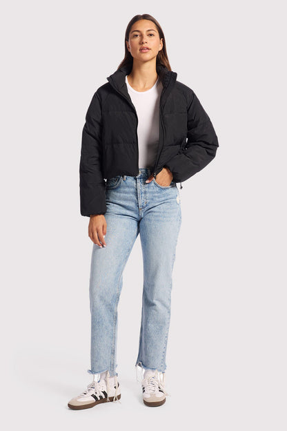 Peak Puffer Jacket | Black