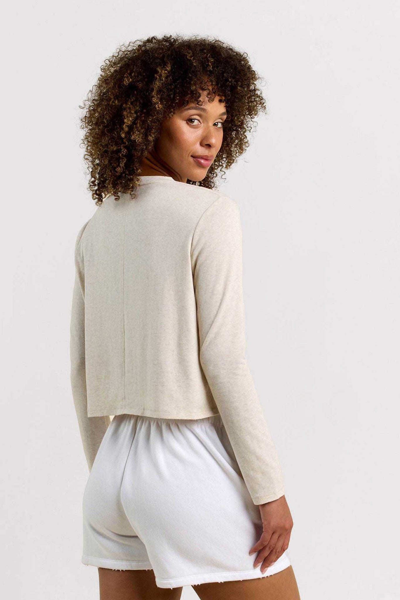 Tempo Tee | Heather Bone