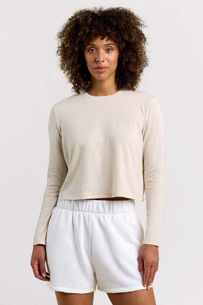 Tempo Tee | Heather Bone