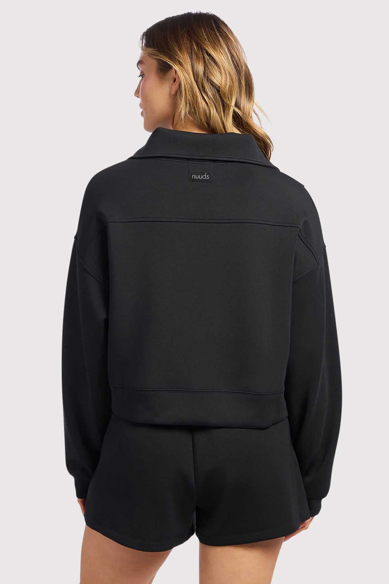Soft Motion Quarter-Zip | Black