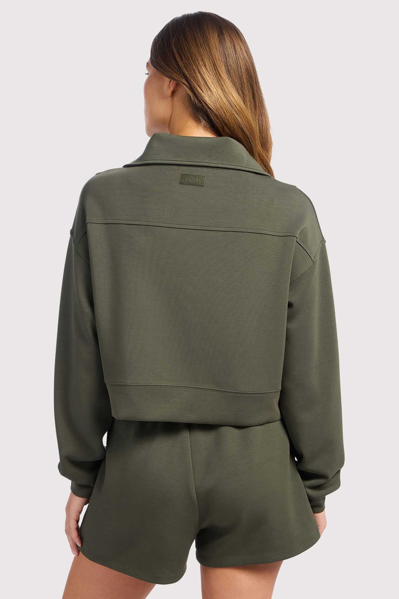 Soft Motion Quarter-Zip | Darkest Olive