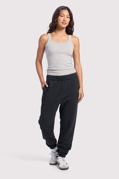 Vintage Fleece Jogger | Black