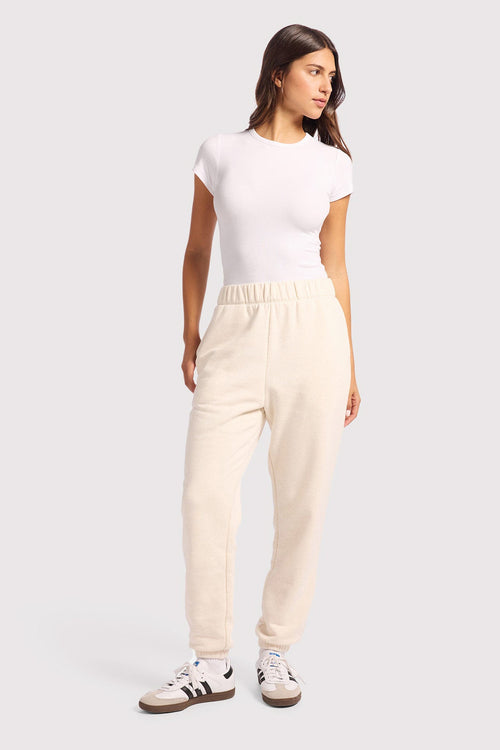 Vintage Fleece Jogger | Heather Bone