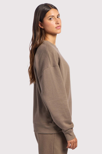 Vintage Fleece Crewneck | Mocha