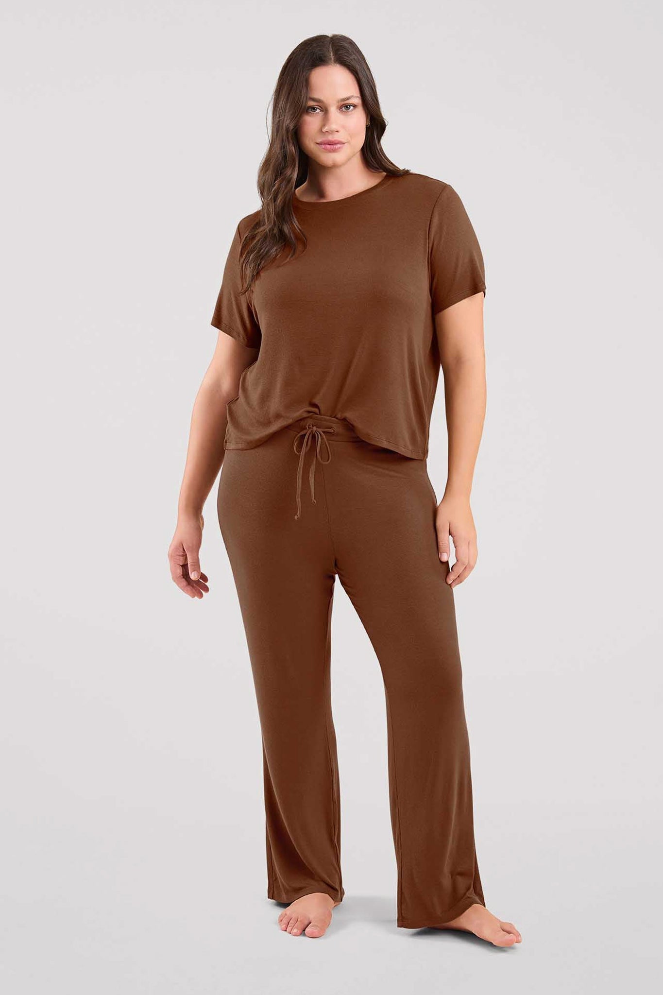 Ribbed Pajama Set