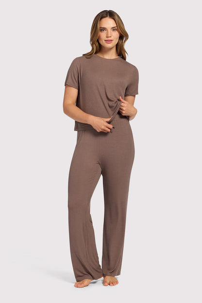 Ribbed Pajama Set | Mocha