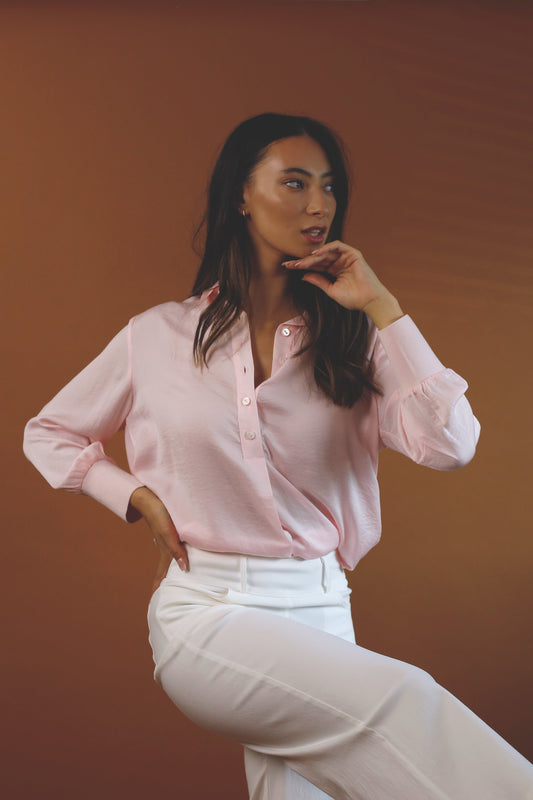 Baby Pink Seta Peta Shirt - SALE