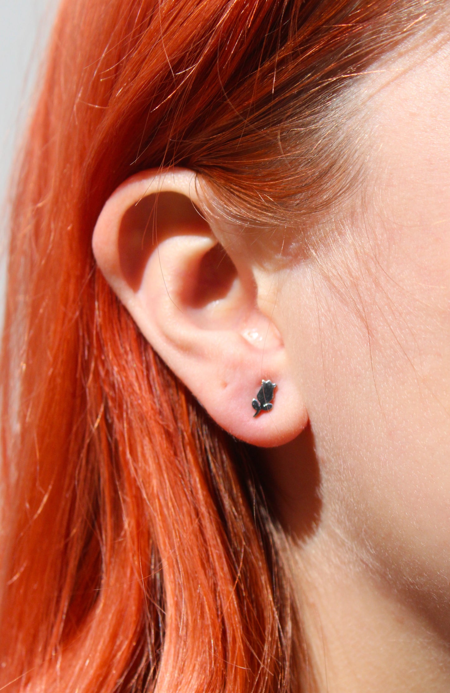 Tiny Tulip Stud Earrings