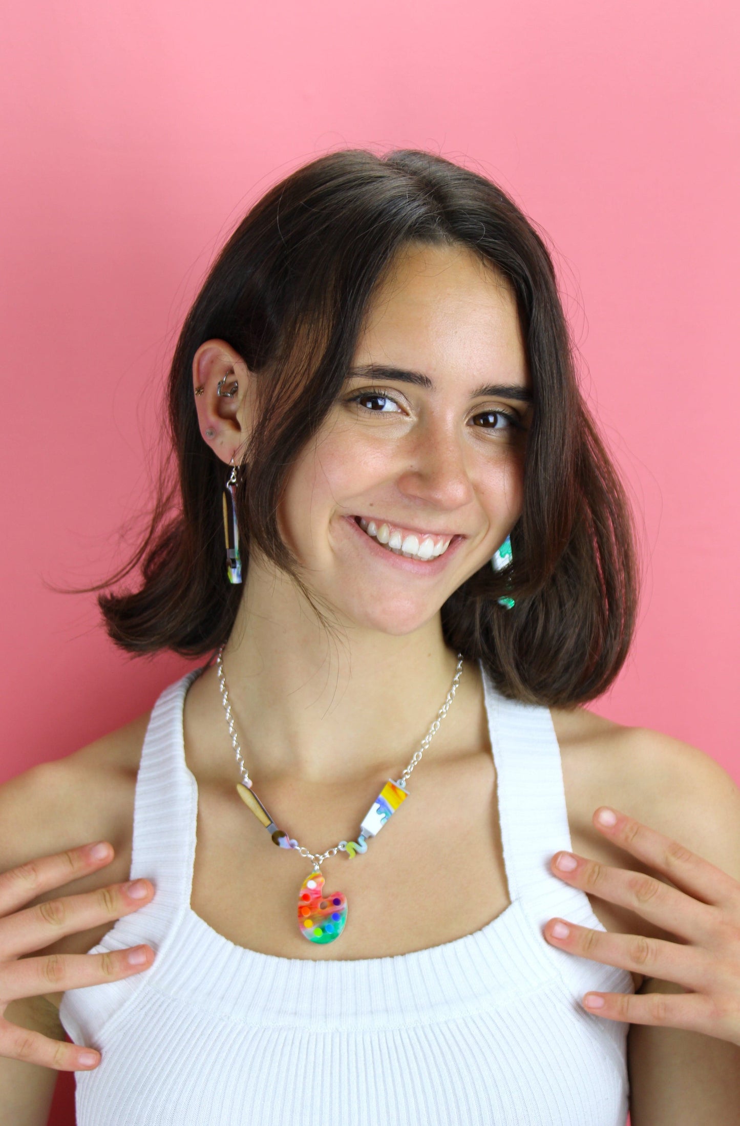 This Is An Art Earrings Set!