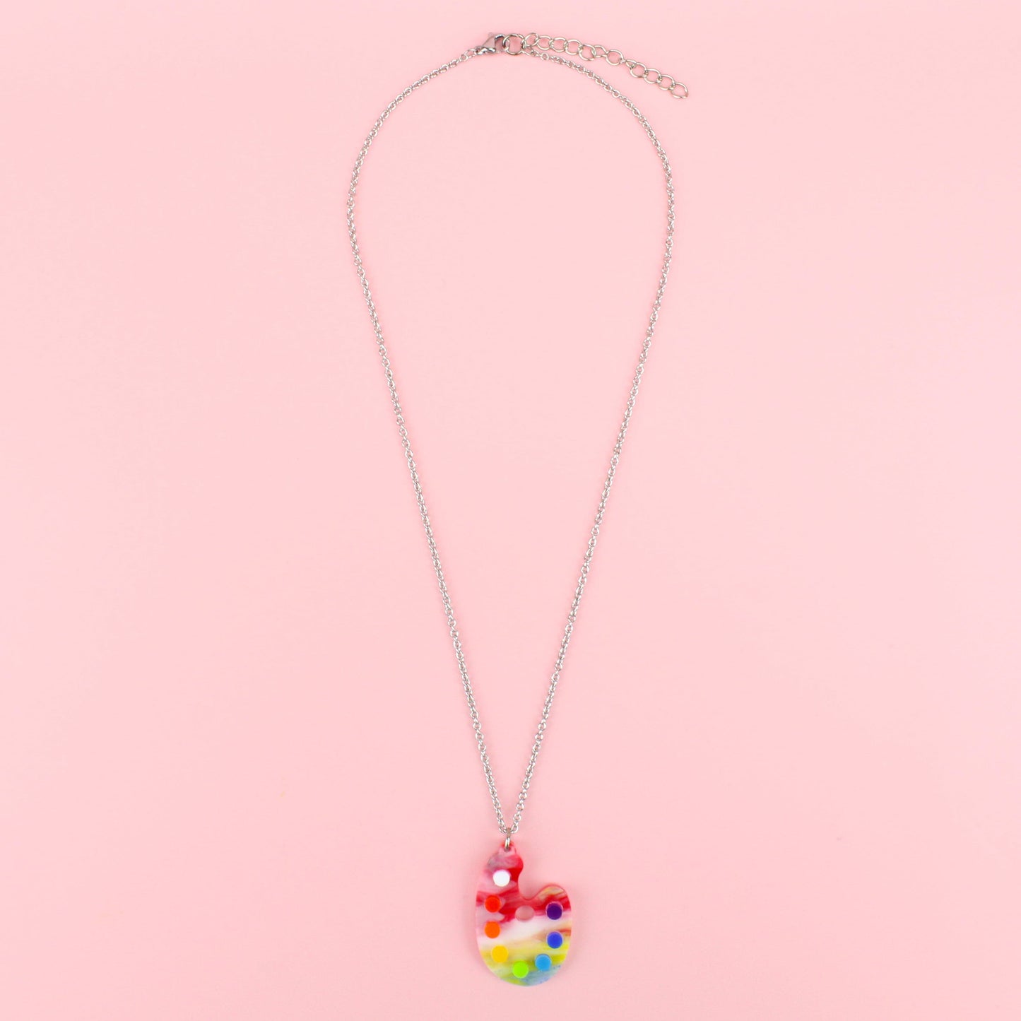 This Is An Art Palette Necklace