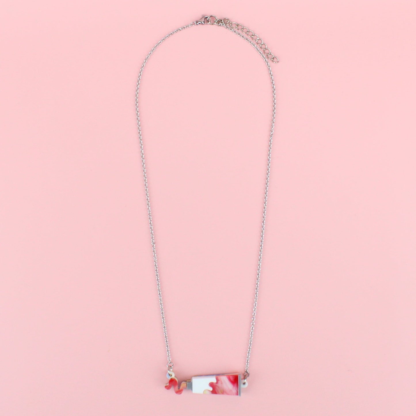 This Is An Art Paint Tube Necklace
